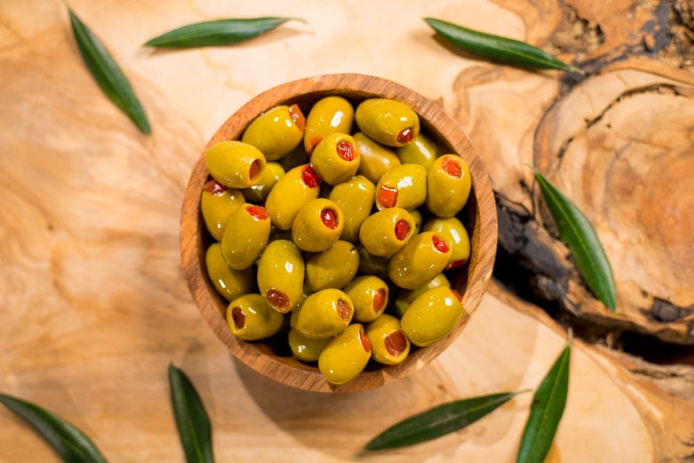 Aceitunas Rellenas con Pimiento o Rocoto